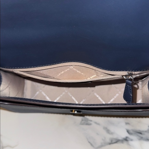 Michael Kors Dark Blue Satchel crossbody-NWOT - Picture 5 of 5